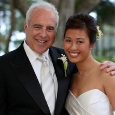 Tina and Jeffrey in their wedding dress